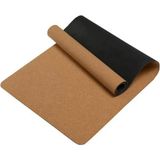 Odea Lovelybird Doğal Kauçuk Üzeri Mantar Kaplama Yoga Pilates Fitness Matı 61 * 183 cm Kalınlık 5 mm Desensiz Yoga Çantası Hediyeli - 61 x 183 cm - Ahşap - Bej - Siyah