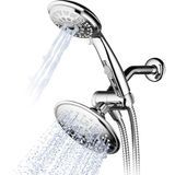 Odea Lüks Hydroluxe® 30-Setting 3 Yollu 15,2 cm Rainfall 26060000/EL Duşu Combo Patentli Şalter Pause On/off (Premium Krom) - Altın - Siyah