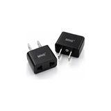 Odea M007 Amerikan Priz Dönüştürücü/türk Fişi Amerikan Sistemine Çeviren Adaptor Fiş, Siyah, 2 - 1-Siyah