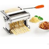 Odea Manuel Erişte ve Makarna Hamur Açma Makinesi – Paslanmaz Çelik Gövde, Tagliatelle Fettuccine Lasagna Kesim, 9 Kademeli Ayar, Masa Sabitleme Aparatı Hediyeli