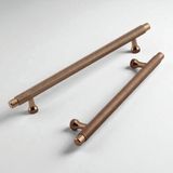 Odea Martin Bronz Metal Kulp 128 mm Mobilya Çekmece Mutfak Dolabı Dolap Modern Kapak Kulpları Grip Desen