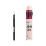 Odea Maybelline New York Instant Anti Age Eraser Kapatıcı 03 Fair & Mini Tattoo Liner Gel Pencil Makyaj Seti