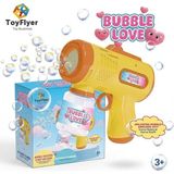 Odea Maytoys Baloncuk Makinesi Pilli Köpük Tabancası Otomatik Sızdırmaz Tasarım Bubble Gun Sarı