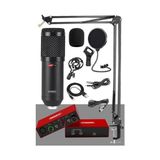 Odea Midex Glx Paket-3 BM800 Mikrofon + Stüdyo Ses Kartı + Stand + Filtre