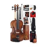 Odea Midex LMA-544TYS 1/2 Profesyonel Keman 2/4 Çocuk Kemanı 8-10 Yaş (Yastık Susturucu Yedek Tel Çanta Yay Reçine Metod)