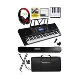 Odea Midex PS-4500KS Tuş Hassasiyetli 61 Tuşlu Org LCD Ekran USB Mp3 (Stand Kulaklık Çanta Notalık Adaptör) - Ahşap