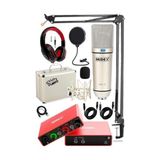 Odea Midex Special Paket-2 Stüdyo Ekipmanları GLX-700RD Ses Kartı Cx1 Mikrofon Kulaklık Stand