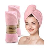 Odea Mikrofiber Saç Havlusu Süper Emici Hızlı Kuruyan Türban Saç Havlusu Şapkası – Uzun Kıvırcık Kalın Saçlar Için Duş Saç Kurutma Havlusu, Plaj Havuz Banyo Kullanım (2li Pembe) - 001-Beyaz - 1 Adet Banyo Havlusu, 1 Adet El Havlusu, 1 Adet Yüz Havlusu