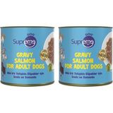 Odea Mini Irk Yetişkin Köpekler Için Soslu ve Somonlu Konserve 200 gr (2 Paketi)