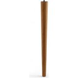 Odea Modern Tasarım 50 cm Kahverengi Boyalı Ahşap Silindir Sehpa ve Masa Ayağı Ayakları Aksesuarları