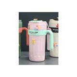 Odea Mukko Home Dijital Göstergeli Paslanmaz 316 Çelik Termos 650ML Kaydırmaz Bardak Mug Kupa Termos,pembe