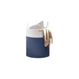 Odea Naturaweave Jüt Hasır Kirli Sepeti Banyo Sepeti Giyisi Havlu Battaniye Dergi Oyuncak Düzenleyici Saksı Sepet Organizer Hafif Kulp Detaylı Yumşak ve Dayanıklı Karavan Organizeri (Bej-Lacivert) - 00-Siyah - Beyaz