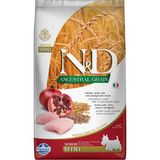 Odea N&d Ancestral Grain Kuru Köpek Maması, Tavuk, Kılçıksız Buğday, Yulaf ve Narlı, Yaşlı Mini, 2.5 kg - 0,18 kg
