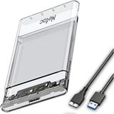 Odea Netac 2.5" Taşınabilir Sabit Disk Kutusu USB 3.0 Hızlı Veri Aktarımı, 5gbps Sata I/ıı/ııı Uyumluluğu, Şeffaf Kasa, WH11 Model, Yüksek Performanslı Hdd/ssd Kutu | WH11 - 001-Renkli