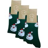 Odea Noel Baba Desenli Çorap, 3'lü Paket, Yeşil - 0 - 1 Ay - 00-Bordo
