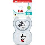 Odea Nuk Pm Air 2'li Emzik, 18-36 Ay, Mickey, Beyaz/gri - Adaçayı - 0 - 1 Yaş