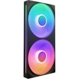 Odea Nzxt F280 Rgb Core – 280 mm Tekli Çerçeve Fan Birimi 2 x 140 mm Rgb Fanlı – Devir Sayısı ve Aydınlatma Kontrolü – Yüksek Statik Basınç ve Hava Akımı – Fan Başına 8 Argb LED – Siyah - 0-Bordo