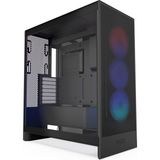 Odea Nzxt H7 Flow Rgb | Fanlı Orta Kule Atx Hava Akışı Muhafazası | Doğrudan Gpu Soğutma Için Zeminde Fan Destekler | 360 mm Tek Çerçeveli Fan | Kablo Yönetimi | Siyah - 130 W