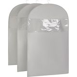 Odea Ocean Home Textile 3'lü Gri Balıksırtı Elbise Kılıfı Set - 00 Bordo