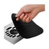 Odea Omilife Koku ve Böcek Önleyici Gider Kapağı, Silikon Drenaj Tıkacı, Gider Koruyucu Tıpa, Banyo, Mutfak, Balkon, Lavabo Için Uyumlu Su Sızdırmaz Gider Tıkacı 15 * 15 cm Siyah