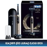 Odea Oral-B IO10 Gold Şarjlı/elektrikli Diş Fırçası, 1 Fırça Başlığı, Hızlı Manyetik Şarj Cihazı, Uzun Ömürlü Pil, Şarj Eden Seyahat Kabı