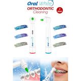 Odea Oral White Orthodontic Cleaning Yedek Diş Fırçası Başlığı, 2'li Paket