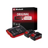 Odea Orijinal Einhell Power X-Change Başlangıç Kiti Akü ve Şarj Cihazı (Li-Ion, 18 V, 2 x 4.0 Ah Akü ve Twincharger Şarj Cihazı, Tüm Power X-Change Cihazları ile Uyumlu) - 4512112