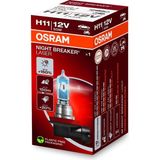Odea Osram Ampul Night Breaker Laser H11 12V 55W%150'YE Kadar Fazla Işık 150M'YE Kadar Fazla Görüş Açısı,%20'ye Kadar Beyaz Işık 64211NL