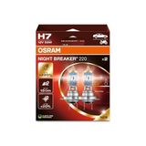Odea Osram H7 Night Breaker Ampuller, 12V, 220% Fazla Işık, 2'li Paket [enerji Sınıfı A]