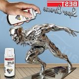 Odea Parlak Krom Renkli 400 ml Hobi Boyası, Sprey Uygulama Için - 10 Adet - (DipCamo)Charcoal-White