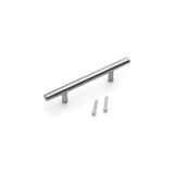 Odea Paslanmaz Metal Kulp, Inox Dolap Çekmece Mobilya Kulbu, Tv Ünitesi Yatak Odası Vestiyer Mutfak Için (160 Mm) - 00-Siyah - Beyaz