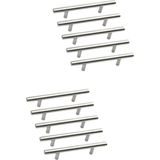 Odea Paslanmaz Metal Kulp, Inox Dolap Çekmece Mobilya Kulbu, Tv Ünitesi Yatak Odası Vestiyer Mutfak Için (224 Mm, Adet, 10) - 00-Siyah - Beyaz