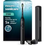 Odea Philips Sonicare 3100 Sonic Şarjlı Diş Fırçası Siyah, 5 Kat Plak Temizliği, Basınç Sensörü, 14 Gün Şarj Ömrü, 3 Hız Ayarı, Seyahat Kabı - HX4033/32 - 11 m - 000-Siyah