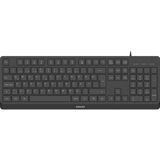 Odea Philips SPK6238 Kablolu Türkçe Q Klavye, Sessiz Tuşlar, Multimedya Tuşları, Sıvı Dökülmesine Dayanıklı, USB Plug & Play, Tam Boy Sayısal Tuş Takımlı, Siyah