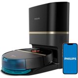 Odea Philips XU7100/01 Homerun 7100 Serisi Islak Kuru Moplu Toz Toplama Istasyonlu Robot Süpürge Siyah