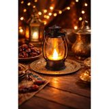 Odea Pilli LED Işık, Askılı Fener Süsü Sarı Işıklar Peri Işıkları Aydınlatmalı Şerit LED Ramazan Süsü LED Işık Kurşuni Siyah - 1 x 100 cm - 00 Beyaz