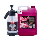 Odea Pink Fusion%90 Cilalı Oto Şampuanı 5 Lt ve Köpük Yapıcı Pompa 2 Lt