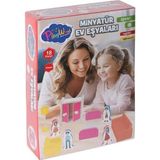 Odea Playwood Ahşap Minyatür Ev Eşyaları Seti ONY407 - Çok Renkli