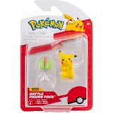 Odea Pokémon Battle Figure 2'li Paket - Ralts, Pikachu - Çok Renkli - 4+ Çocuklar Için Resmi Pokemon Oyuncak