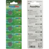 Odea Poundmax 5 Adet CR1632(DL1632) 3V Düğme Pil (Akıllı Ev Aletleri,araba Anahtarları,terazi,uzaktan Kumanda,bilgisayar Anakartları Için