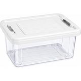 Odea Premium Kapaklı Saklama Kabı – Kilitlenebilir Çok Amaçlı Düzenleyici Kutu – Bpa Free – Istiflenebilir Organizer – Ev, Mutfak, Banyo ve Dolap Için, 3 Litre — 19 × 29 × 9,1 cm - 001-Renkli