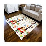Odea Premium Katlanabilir Çift Taraflı Çocuk Bebek Oyun Matı Harfler (150 * 200 Cm*1 cm Kalınlık)- Çantalı