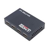 Odea Primex PX-5004 4 Port HDMI Splitter, 1 Giriş 4 Çıkış Adaptörlü HDMI Çoklayıcı, 1080P 2k 4K Fhd 3D Görüntü Dağıtıcı, Pc Laptop Uydu Alıcı Ps5 Xbox Dvr Nvr Tv Box Için Aynı Görüntü Ekran Çoğaltıcı - Almond