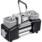 Odea Profesyonel Çift Pistonlu 12V 150 Psi Dakikada 85LT Araç Araba Lastik Bot Şişirme Kompresörü Hediyel
