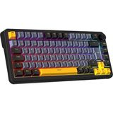 Odea Rampage Yamikage Kablolu-Kablosuz- Bluetooth Rgb Gaming Oyuncu Klavyesi, Gasket Mount, Hot Swap, Pbt Keycap, 2.4 Ghz, Usb-C, Türkçe Q, 80 Tuş
