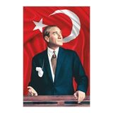 Odea Raşel Kumaş Atatürk Resmi, 200X300 cm Boyut ile Dekoratif - 1 Çift - 00-Siyah