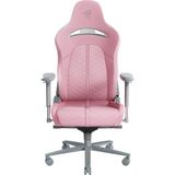 Odea Razer Enki (Quartz) - Entegre Bel Omurgası Destekli Birinci Sınıf Oyun Sandalyesi (Çalışma Masası Sandalyesi/ofis Koltuğu, Çok Katmanlı Suni Deri, Köpük Dolgu, Baş Yastığı, Yükseklik Ayarlanabilir), S