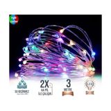 Odea Rgb Peri LED 3 Metre Renkli Dekoratif Aydınlatma Süsleme Parti LED Işık Yılbaşı Süsleme Dekorasyon Işığı Şerit [enerji Sınıfı A] - 1 x 100 cm - 00 Beyaz