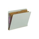 Odea Safeshıeld Bağlantı Elemanları ILE%100 Geri Dönüştürülmüş Uç Sekme Pressboard Sınıflandırma Dosya Klasörü, 2 Bölücü, 5 cm Genişletme, Harf Boyutu, Gri/yeşil, Kutu Başına 10 (26810) - 41 Delft Blue