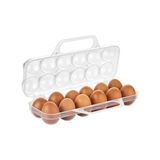 Odea Saplı 12'li Yumurta Taşıma Kutusu, Plastik Buzdolabı Için Yumurtalık Pikniklik Pratik Yumurta Taşıma Kabı (Şeffaf, 1 Adet)